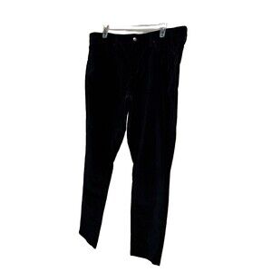 Universal ThreadPants Womens 18/34R Black Velvet High Rise Skinny